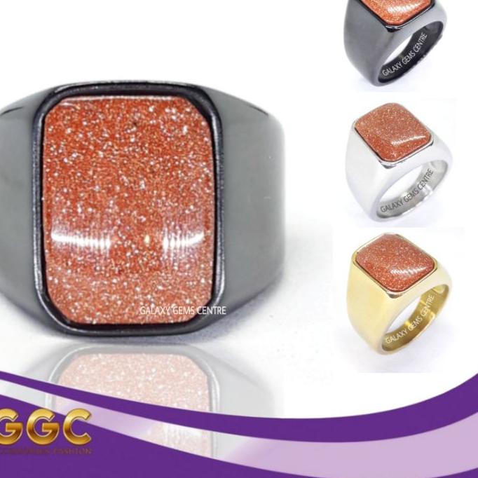 ✼ CINCIN PRIA BATU PASIR EMAS ORIGINAL ✾