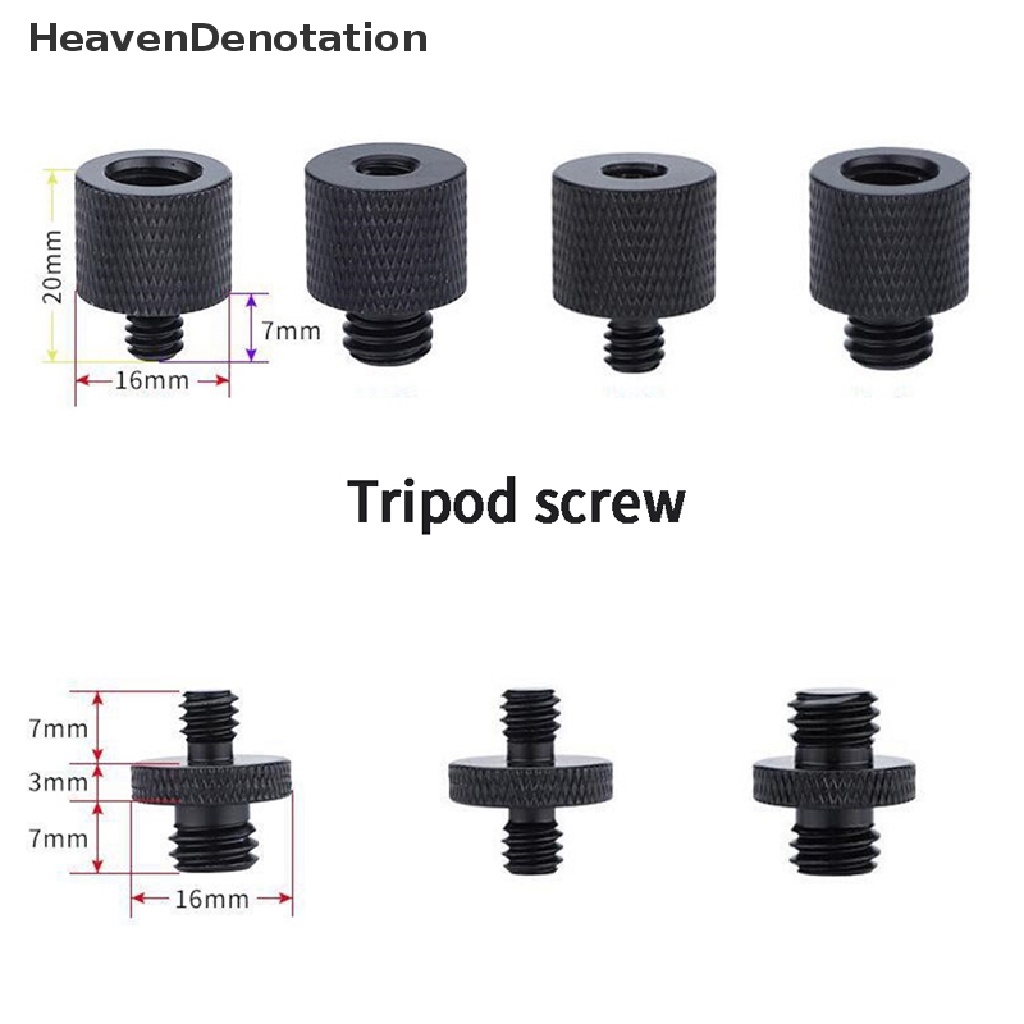 [HeavenDenotation] 3 / 8 &quot;to 1 / 4&quot; Male to Female Thread Screw Mount Adapter Tripod Plate Screw Mount HDV