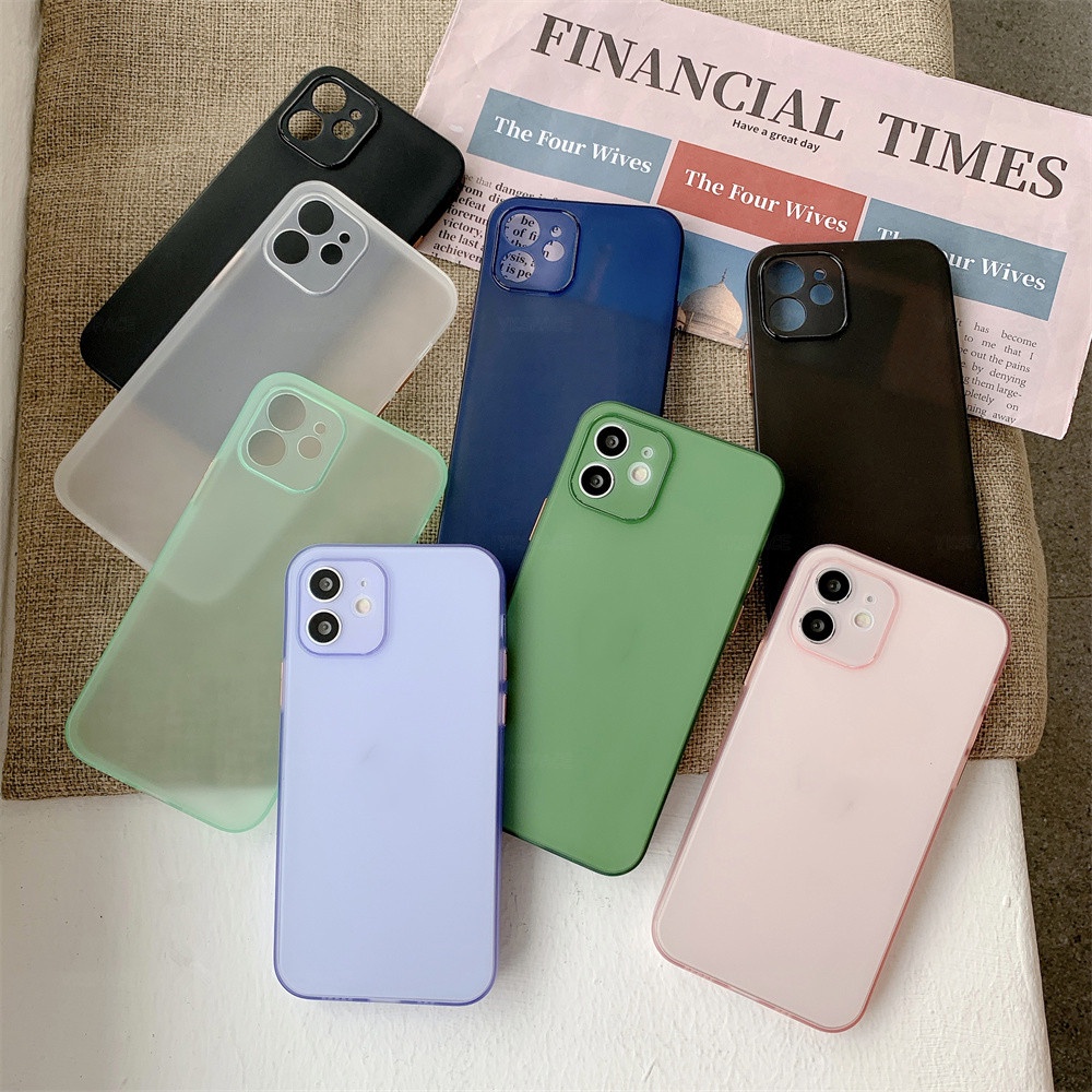 IPHONE Casing Handphone Inovatif, Modis, Sederhana, Sangat Tipis Dan Transparan Untuk Iphone14 13 12 11 Pro Max X XS Max Xr7 8 Plus Shockproof Penutup Belakang