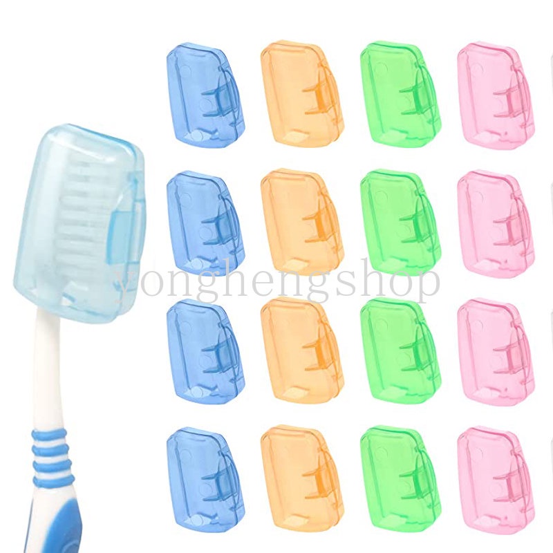 5pcs / set Toothbrush Head Cover Holder Hiking Camping Travel Portable Tooth Brush Cap Case Germproof Toothbrushes Protection Covers Bathroom Supplies