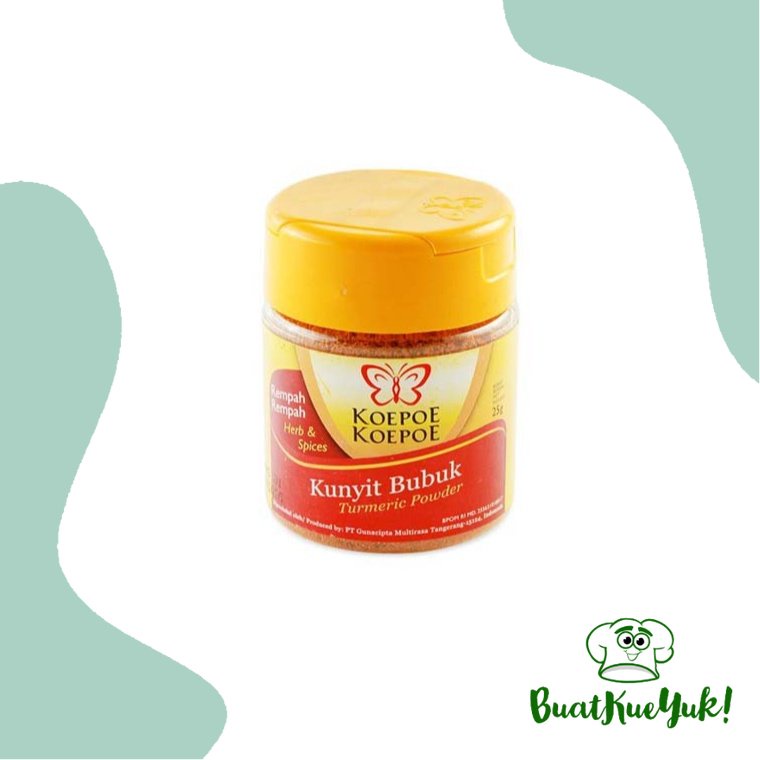 

Koepoe Koepoe Kunyit bubuk - Turmeric Powder Koepoe Kupu 25 Gram
