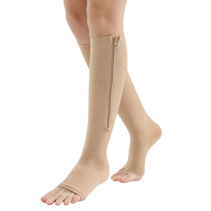 Stocking Varises / Varises Compression / Kaos Kaki Varises - Hitam, L-XL