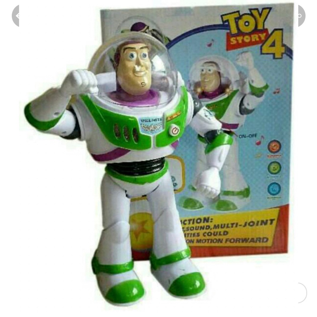 Mainan robot Buzz light year toy story disney Tosto