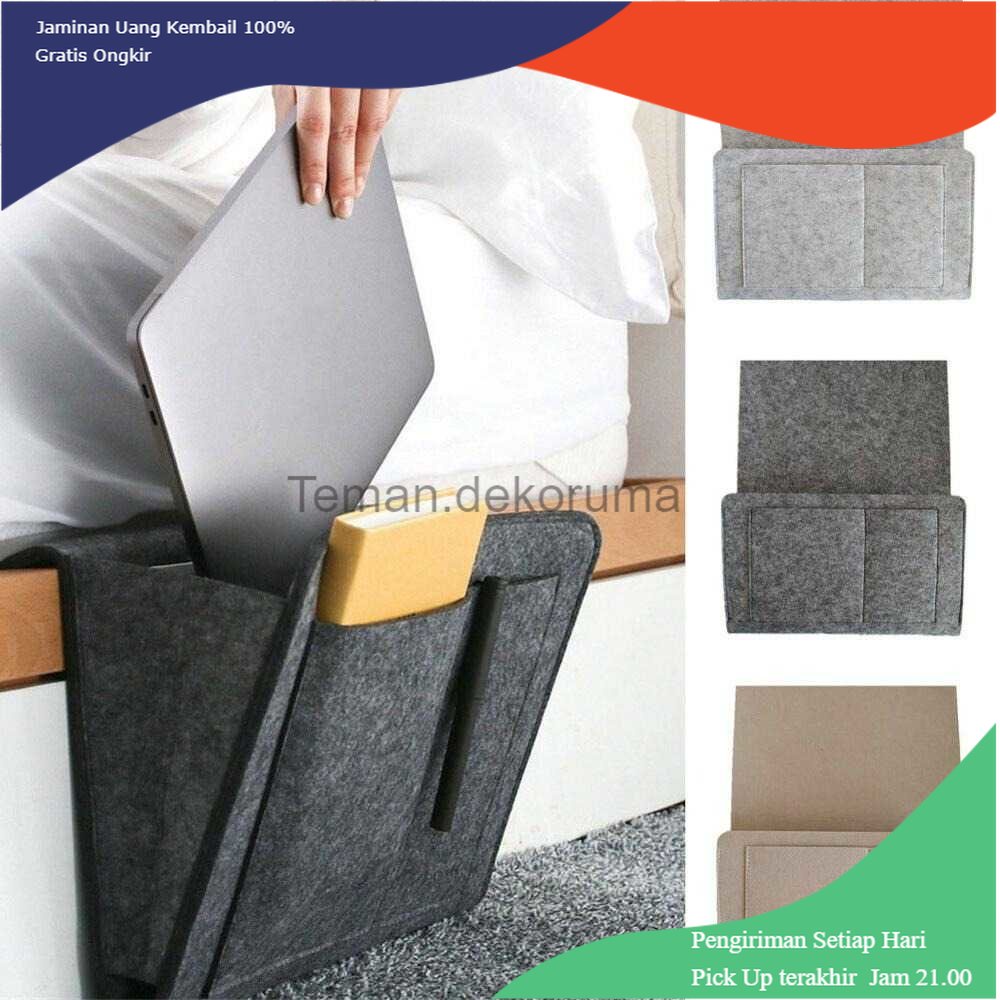 TD - PRB LENZERO Tas Bedside Organizer Sofa Kasur Tempat Tidur Hanging Bag - NL-A-050