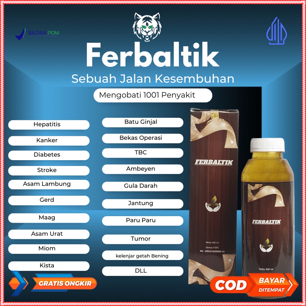 Ferbaltik 500ml Original Herbal Probiotik