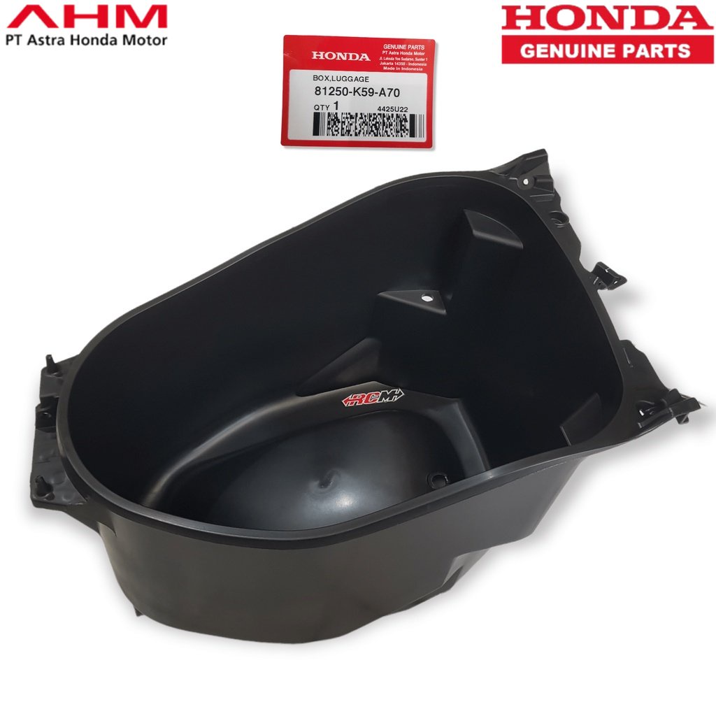 MURAH TEMPAT BARANG BOX LUGGAGE BOX BOK BAGASI JOK VARIO 125 150 LED 2018 2019 2020 2021   81250-K59