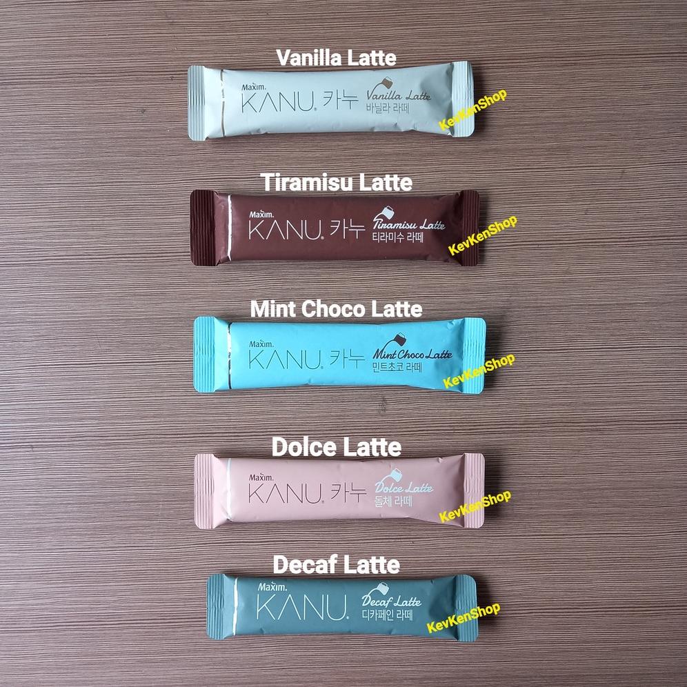 

Terlaris Kopi MAXIM Coffee Korea Premium KANU Latte Decaf atau Vanilla or Tiramisu Choco Mint Dolce Harga per Sachet