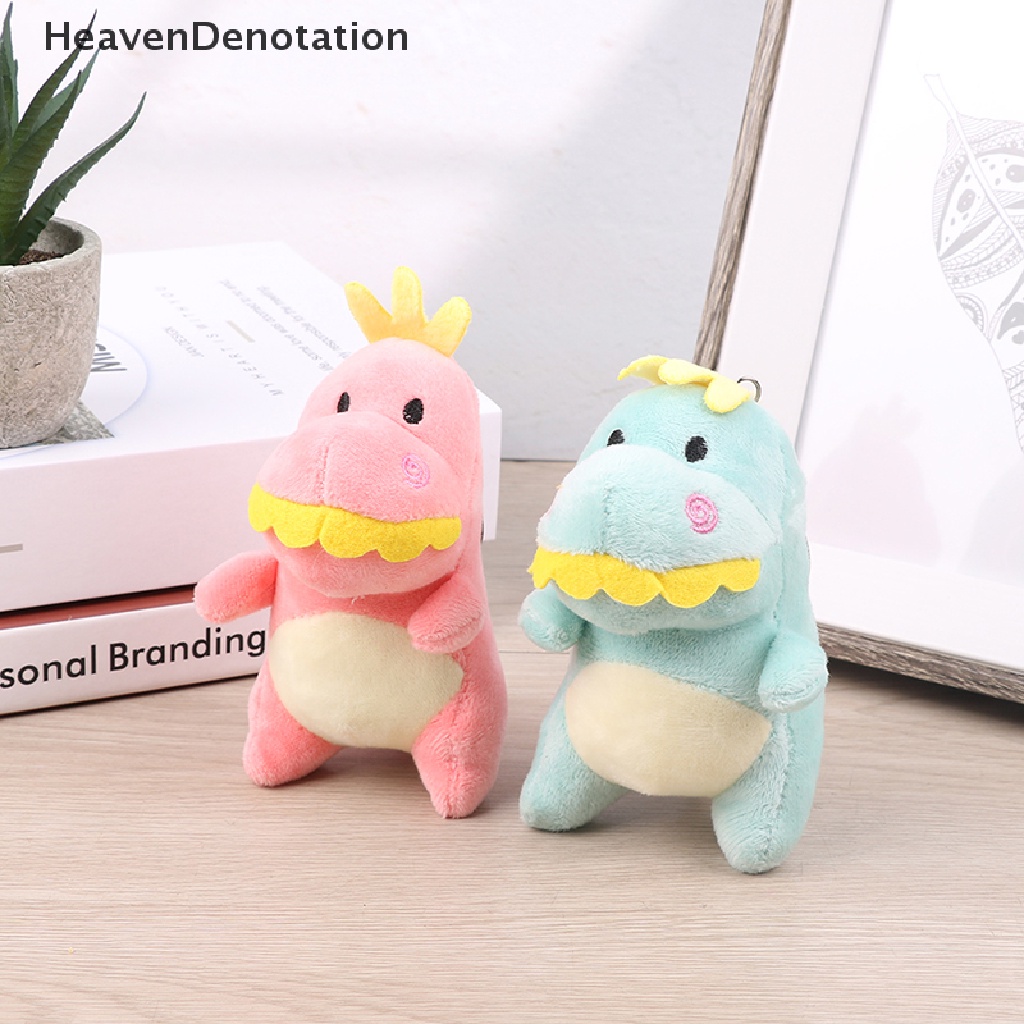 [HeavenDenotation] Boneka Liontin Dinosaurus Kecil Yang Lucu Mainan Mewah Gantungan Kunci Tas Liontin Boneka Hadiah HDV