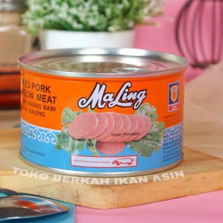 

♕ Ma Ling Pork Luncheon TTS 397 Gram / Daging Ham MaLing Kaleng / Daging Babi ►