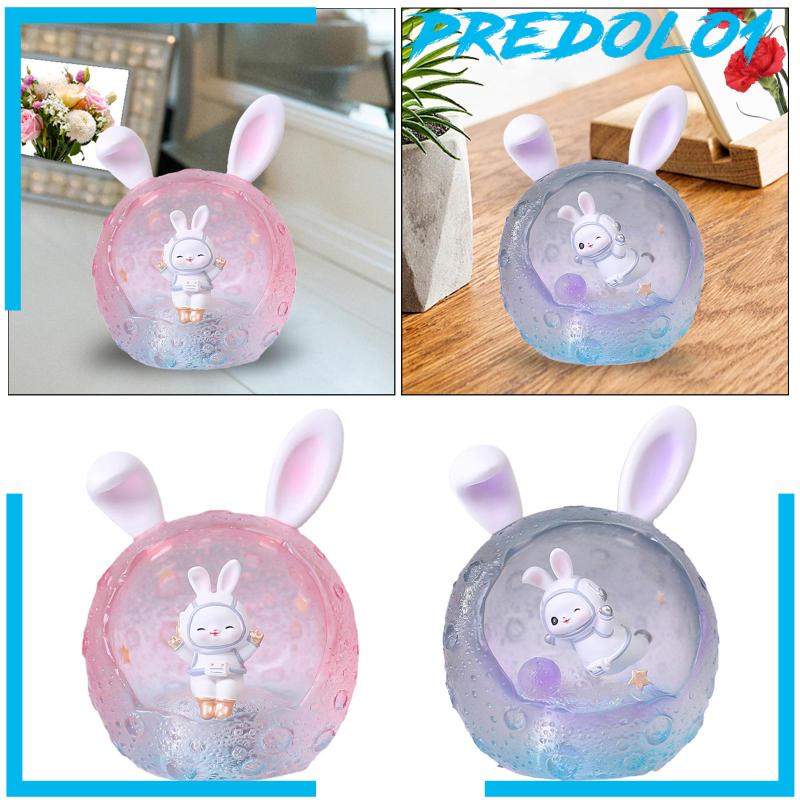 [Predolo1] Lampu Meja Hias Resin Tenaga Baterai Untuk Hadiah Festival Kamar Anak