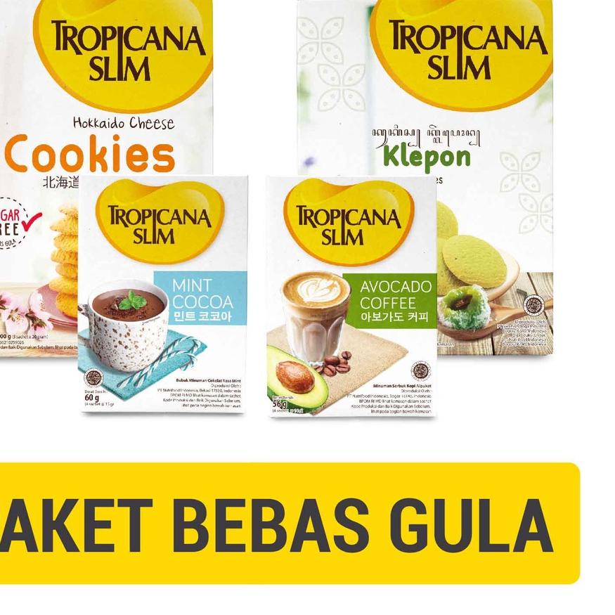 

♪ Paket Snack dan Kopi Tropicana Slim - Snack Bebas Gula ➲