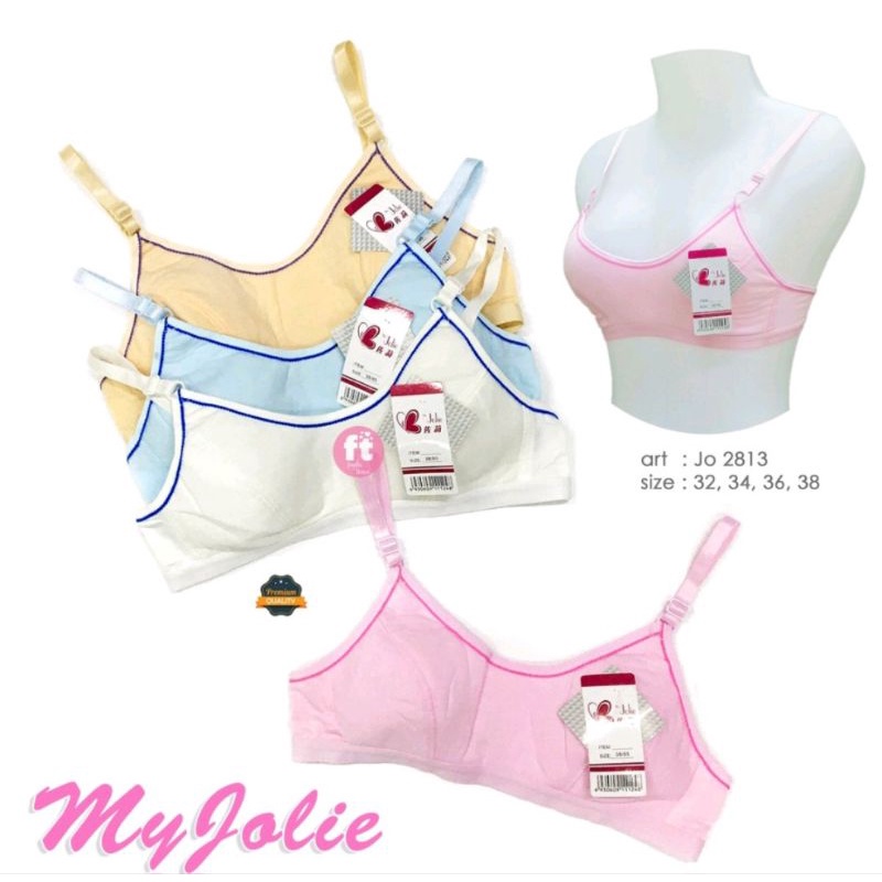 My Jolie | Bra Bh Pelajar tahap 1 | Non Busa Karet Bawah Lebar