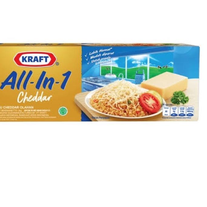 

۩ Keju kraft cheddar all in one 2kg ♪