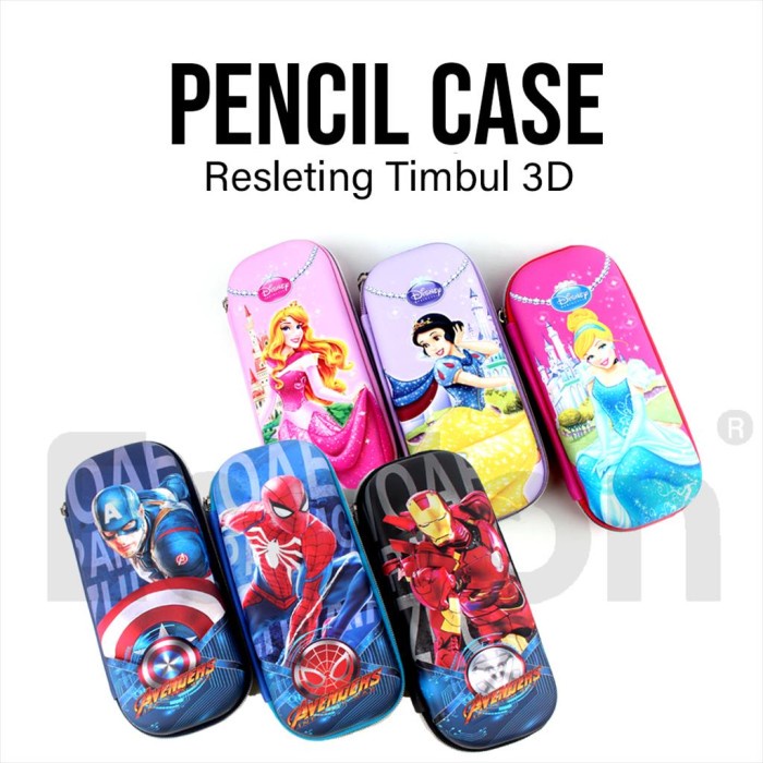 

BISA COD Kotak Pensil Hard Case Timbul 3d Fancy Karakter 8207 8215