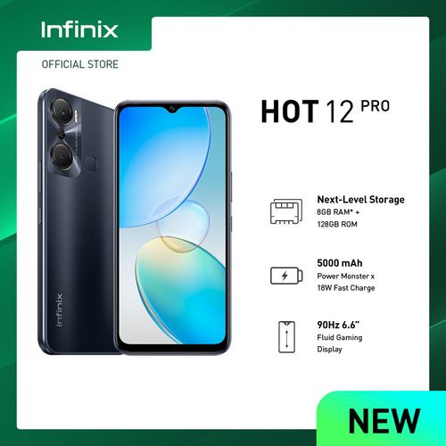 INFINIX HOT12 PRO 8/128 GARANSI RESMI