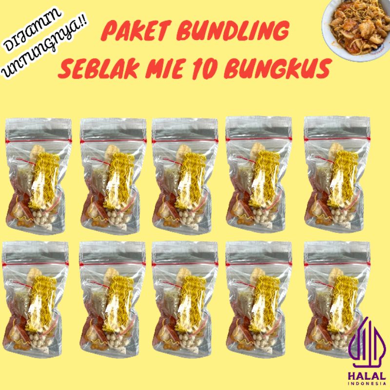 PAKET SEBLAK  MIE 10 BUNGKUS