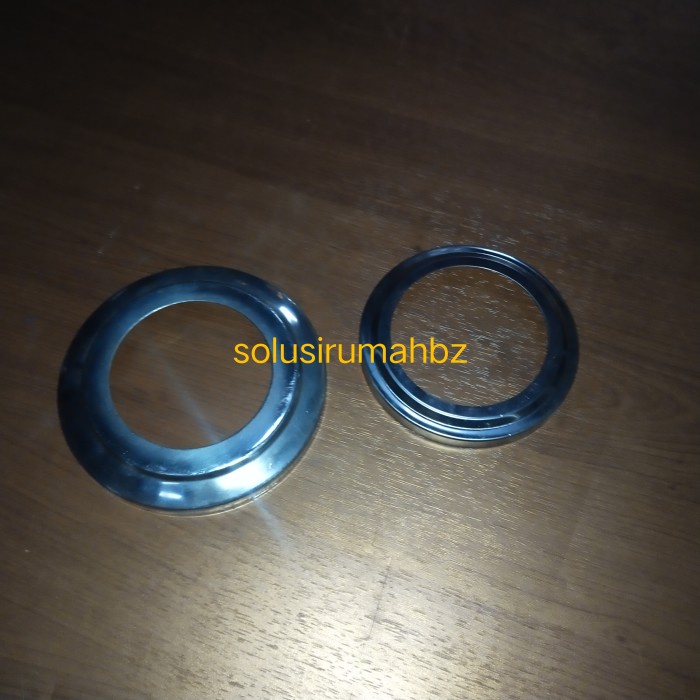 BRAKET PIPA 3 inch SS RING BULAT 1bj 75mm lubang stainless pipe 3&quot;