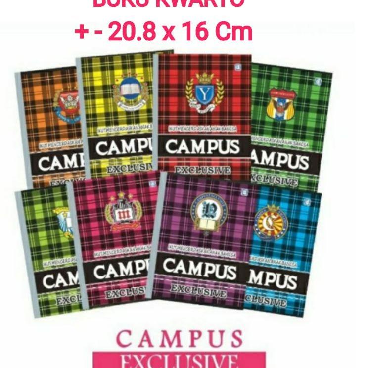 

Ready Terlaris Buku Tulis 38 Lembar CAMPUS Isi 10 Buku RANDOM