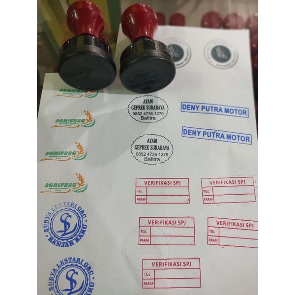 

STEMPEL OTOMATIS STEMPEL CUSTOM FRE DESAIN 1 WARNA
