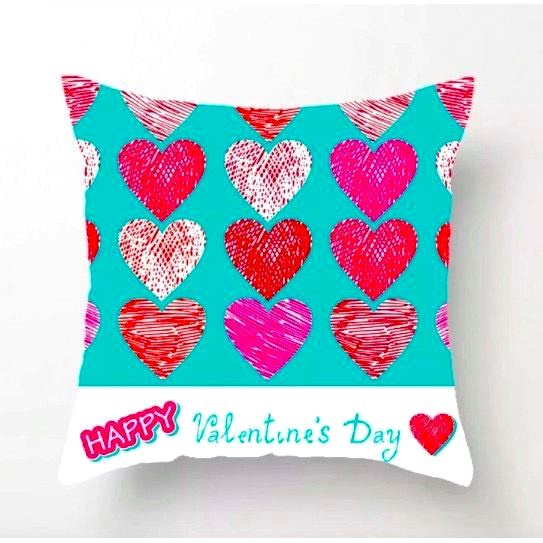 TANPA BANTAL Sarung Bantal Sofa Nuansa Natal VALENTINE 45 x 45 Christmas decoration