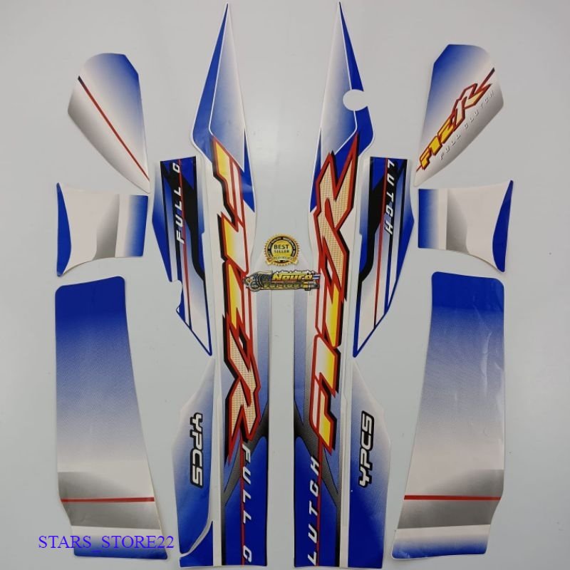 (ORI) striping yamaha fizr f1zr fiz r putih biru 2003 body standar berkualitas terbaik ORIGINAL