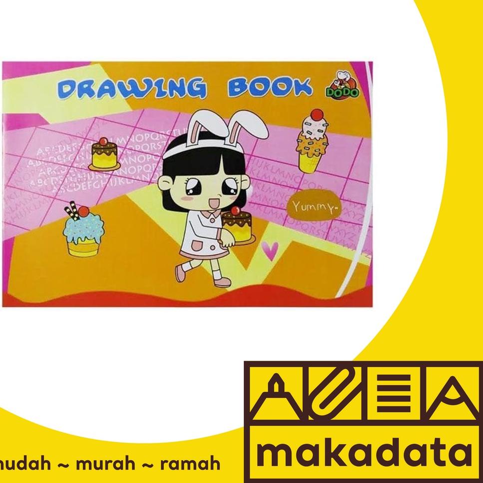 

N33 BUKU GAMBAR DODO A4 MOTIF ANAK MURAH (ISI 5) NEW PRODUCT ➫