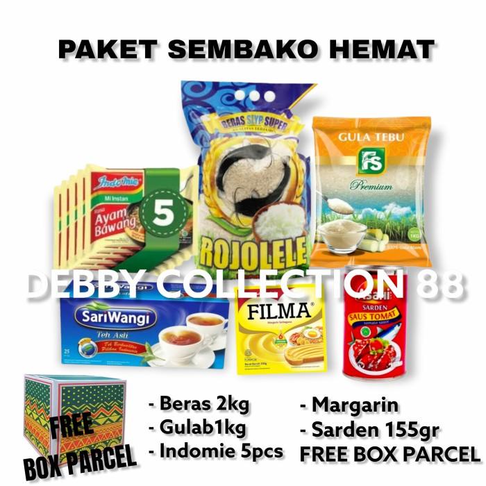 

Paket Sembako Hemat Lengkap + Box Parcel / Paket Sembako 100Rb 050