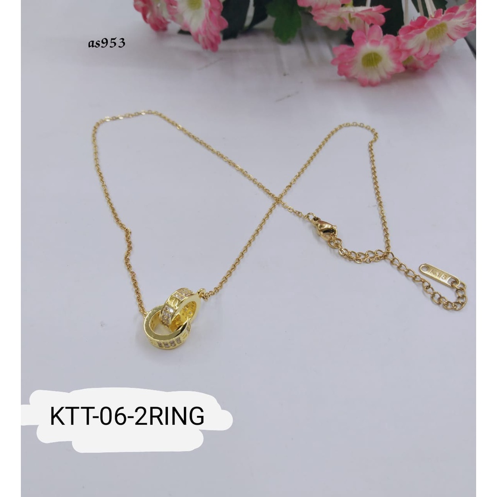 KALUNG TITANIUM 100% GOLD TERMURAH / DUNIA GELANG TERBARU