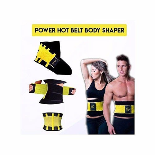 KORSET NEOTEX PELANGSING PENGECIL PERUT BUNCIT HOT SHAPERS BELT POWER ( Korset Pembakar Lemak Pria dan Wanita )P15