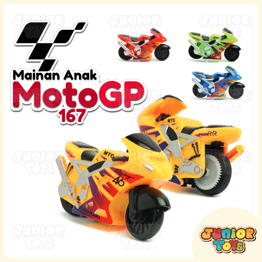 Mainan Motor GP Motor Balap Spin Go Mainan Anak