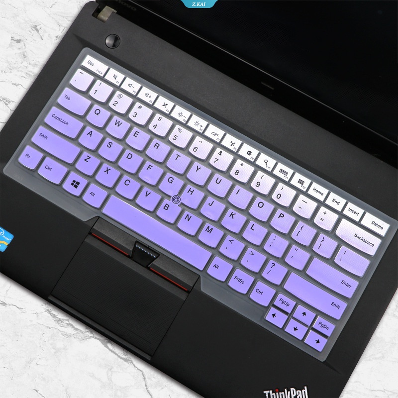 English Silicone Keyboard Cover suitable for Lenovo 14 &quot;ThinkPad E495 E485 E490 R480 E480 Soft 【 ZK 】