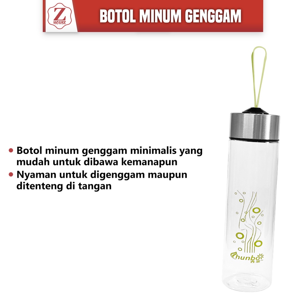 Botol Minum Anak Sekolah 350ml Anti Tumpah Drink Bottle BPA FREE Bahan Plastic Botol Minum Aesthetic Clear Water Bottle Bening Estetik Berkualitas Cantik Premium Botol Plastik Kantor Sekolah Tumblr