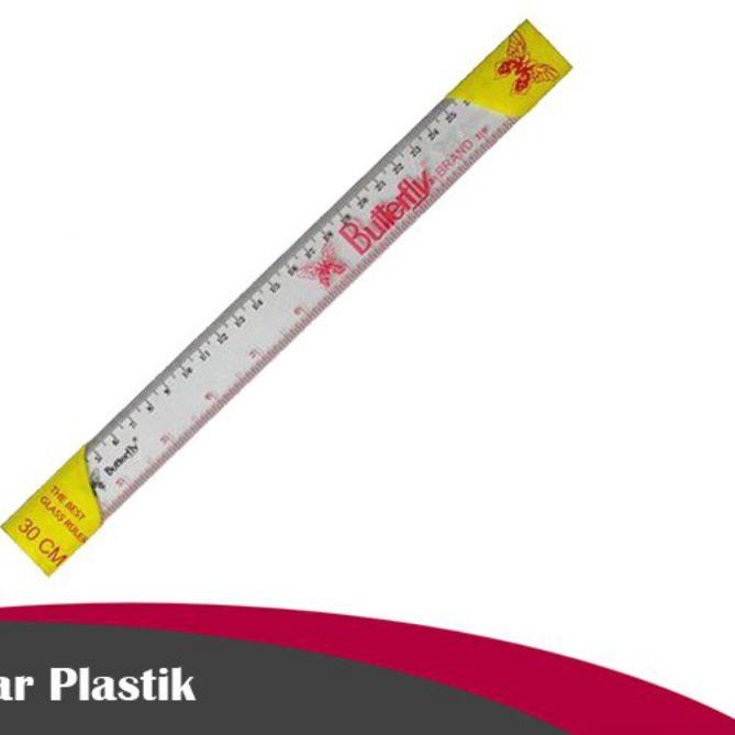 

Harga Terjangkau ღ Penggaris plastik Butterfly 30cm ( 1pak/12pcs ),,,