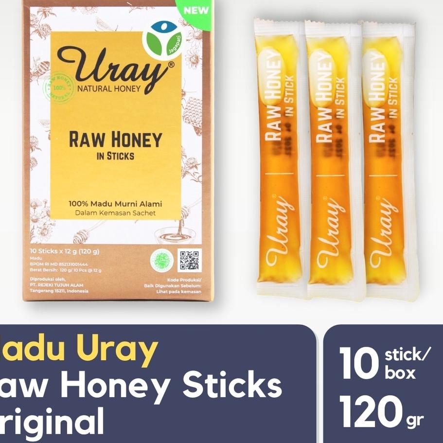 

Original Madu Uray Honey Stick Sachet - Original - Madu Murni - Madu Hutan - Madu Asli Organik - Jagapati 