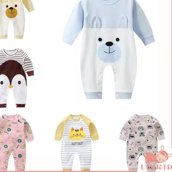 ✤ UNIKID Jumper Bayi Panjang Jumper Lucu Jumper Karakter IMPOR Baju Bayi laki laki baju anak perempu