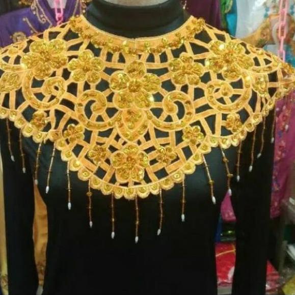 ◙ Aksesoris teratai dada payet baju adat & tari // Aksesoris penutup dada // Teratai betawi ➢