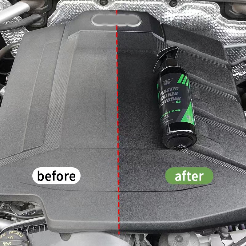 ღ Interior Mobil Perbaikan Agen Kursi Kulit Lilin Cair Plastik Pemulih Cleaner Spray Dekontaminasi Dalam Degreasing Auto Aksesori Cuci