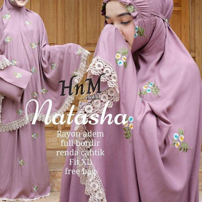 ✺ MUKENA NATASHA/MELATI 2 KATUN RAYON BORDIR PREMIUM ✲