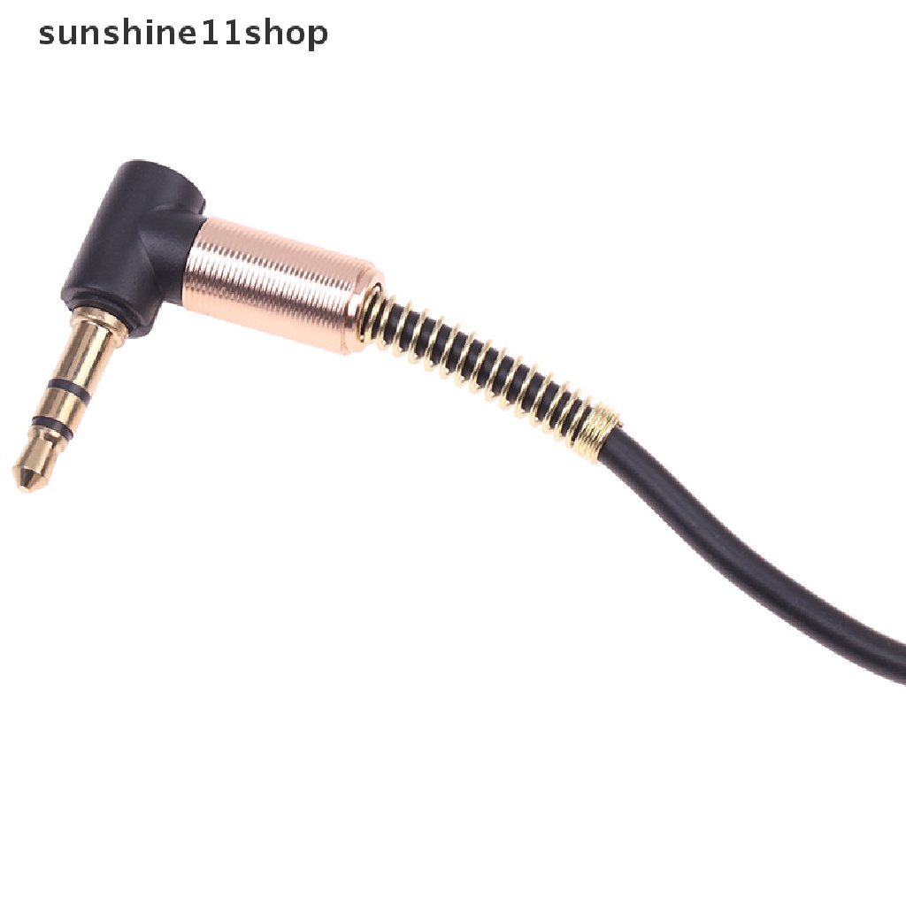 Sho Kabel Audio Pegas Mobil 3.5mm Kabel speaker Lapis Emas Untuk Headphone N