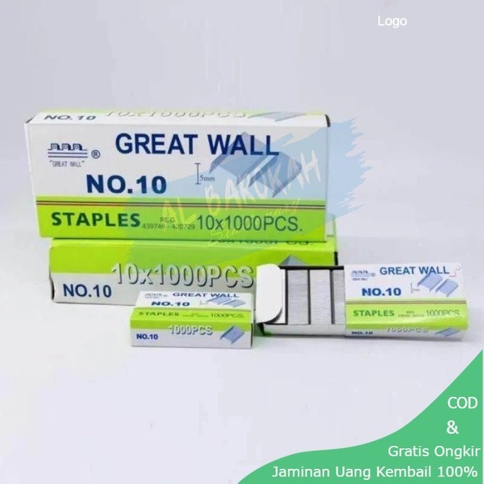 

Isi Staples No. 10 Great Wall