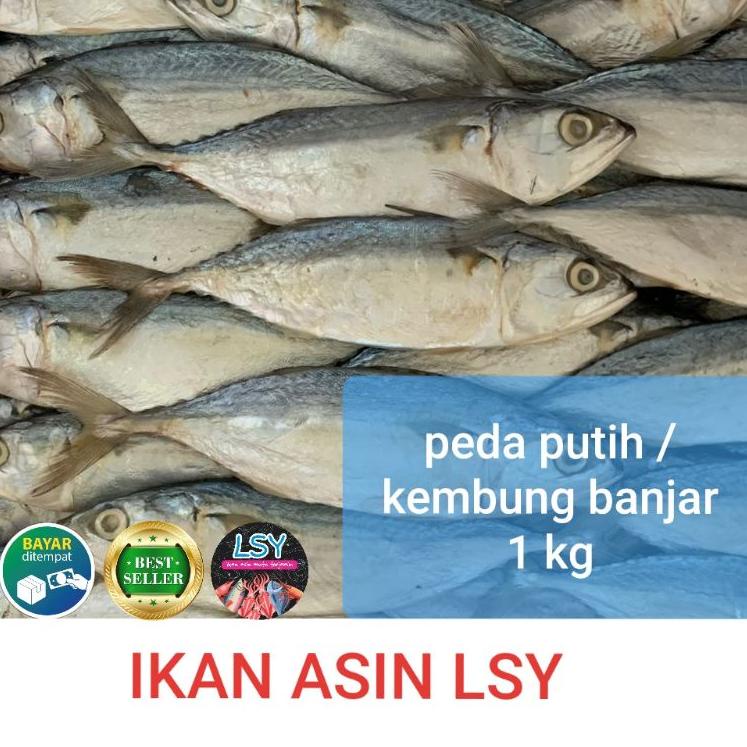 

☺ ikan asin Peda putih super/ kembung banjar 1 kg ☂