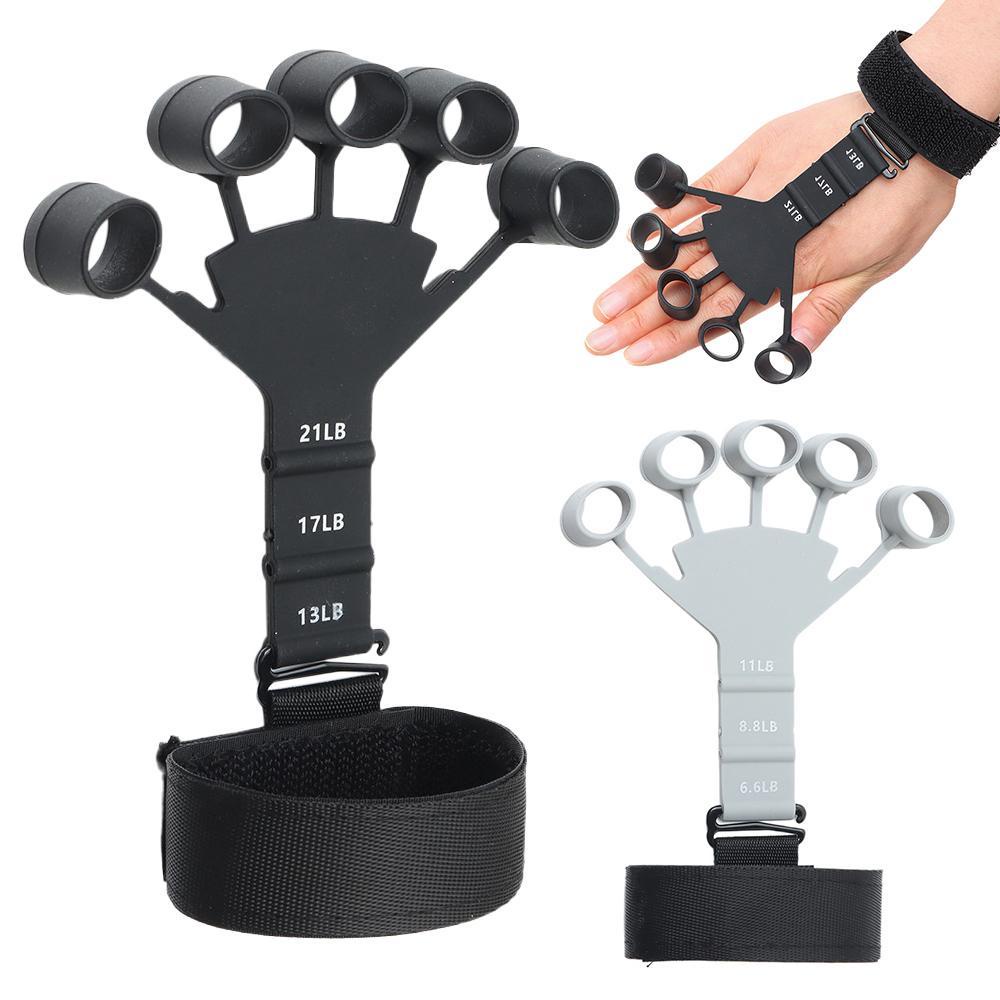 Suyo Finger Gripper Gitar Finger Berolahraga Pemulihan Jari Berolahraga 6.6-21lbs Extension Berolahraga Pegangan Tangan Kekuatan Trainer
