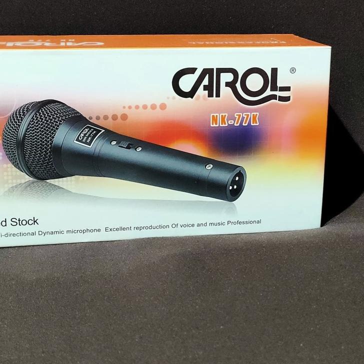 ۩ Mic vocal/mic kabel carol nk 77 original ✴