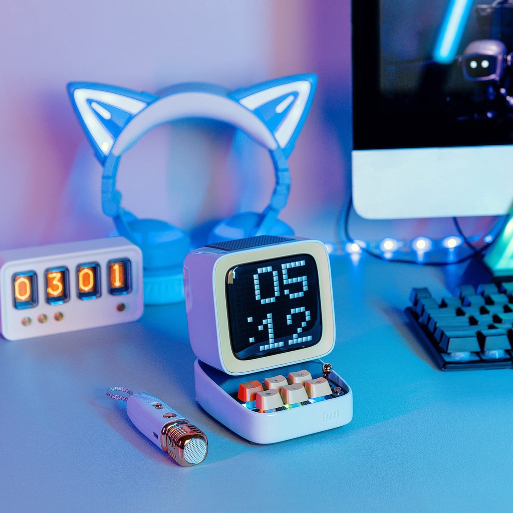 DIVOOM DITOO-MIC - Portable Bluetooth Speaker with Microphone Karaoke - Upgrade Version dari DIVOOM DITOO-PLUS