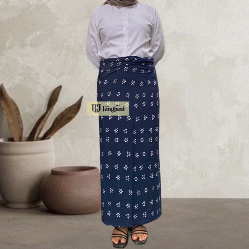 Rok Lilit Jumputan Shibori Melati | Rok Lilit Kekinian Seragam Kondangan