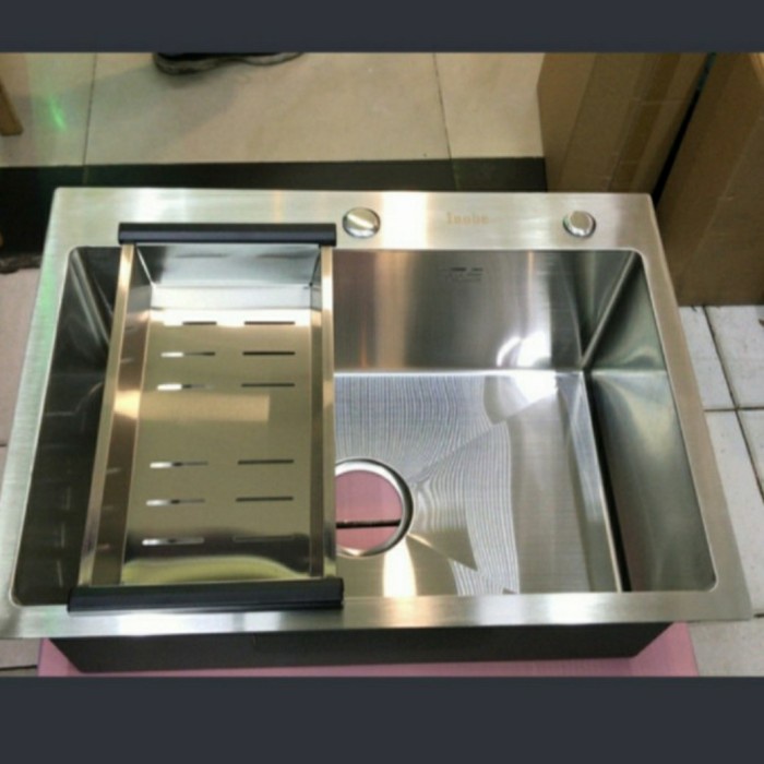 KITCHEN SINK INOBE 6045 / WASTAFEL CUCI PIRING INOBE 60X45 STAINLESS