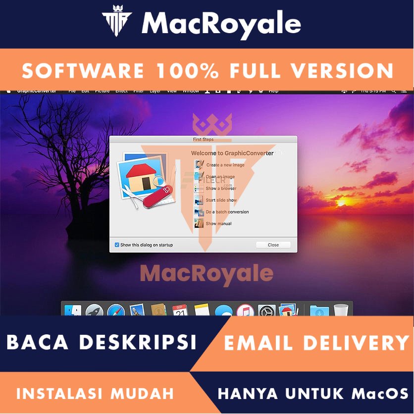 [MacOS] GraphicConverter Full Version Lifetime Full Garansi