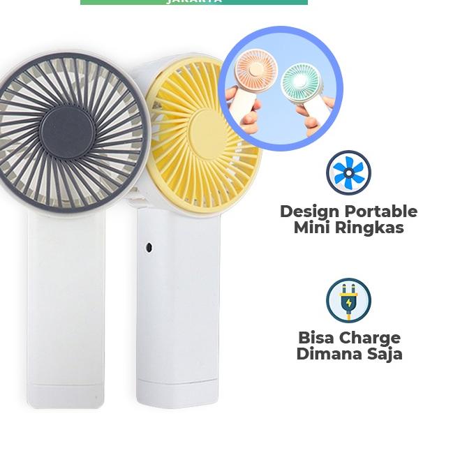 ♦ MIISOO Kipas Angin Mini Lipat Portable / Mini Fan / Kipas Genggam Cute / Kipas Kecil ✷