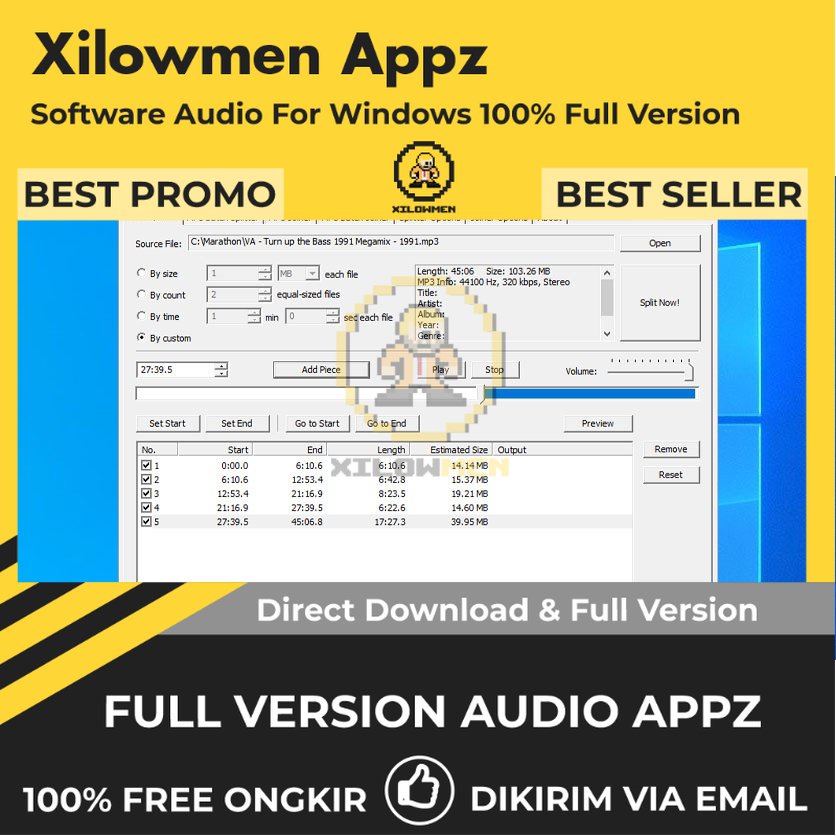 [Full Version] MP3 Splitter Joiner Pro Lifetime Audio Software WIN OS