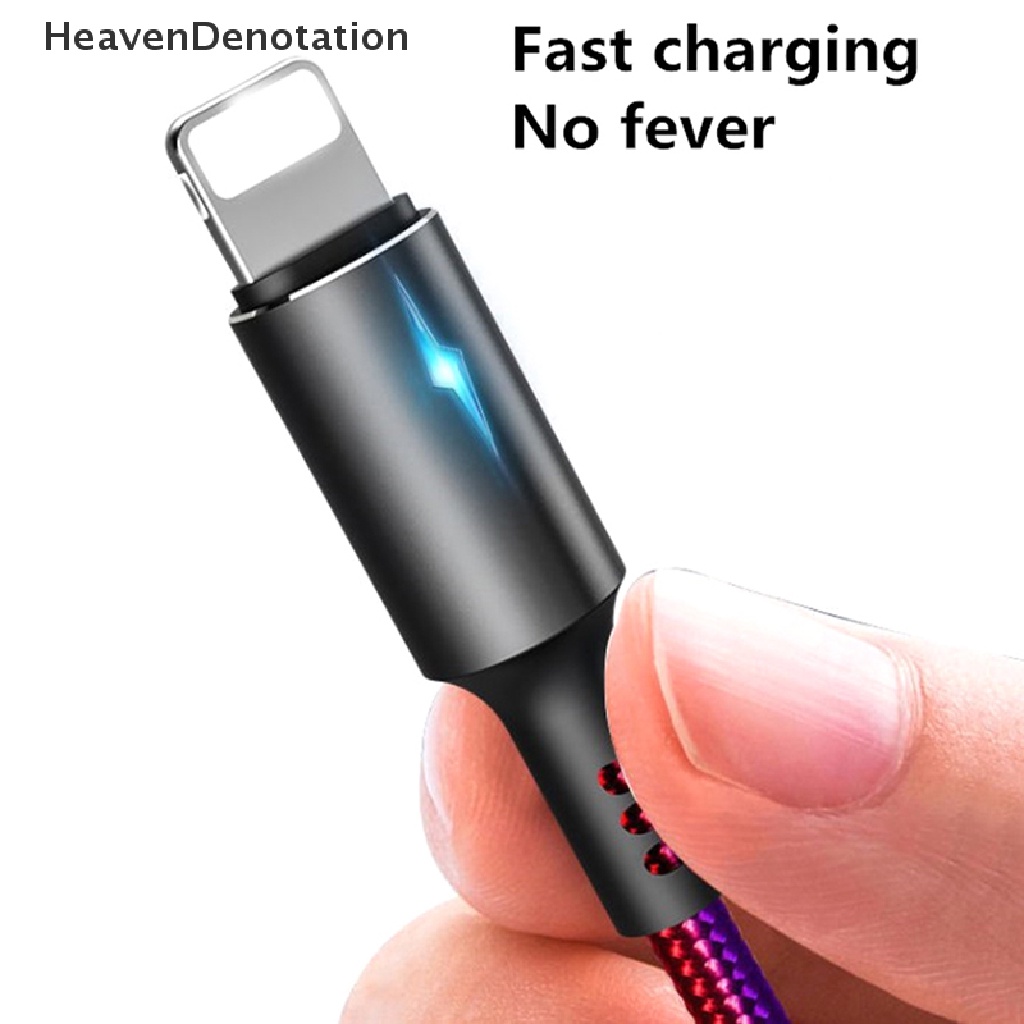 [HeavenDenotation] Kabel USB 25cm Untuk IOS USB Lighg Data Wire Cord Fast Charging Cable HDV